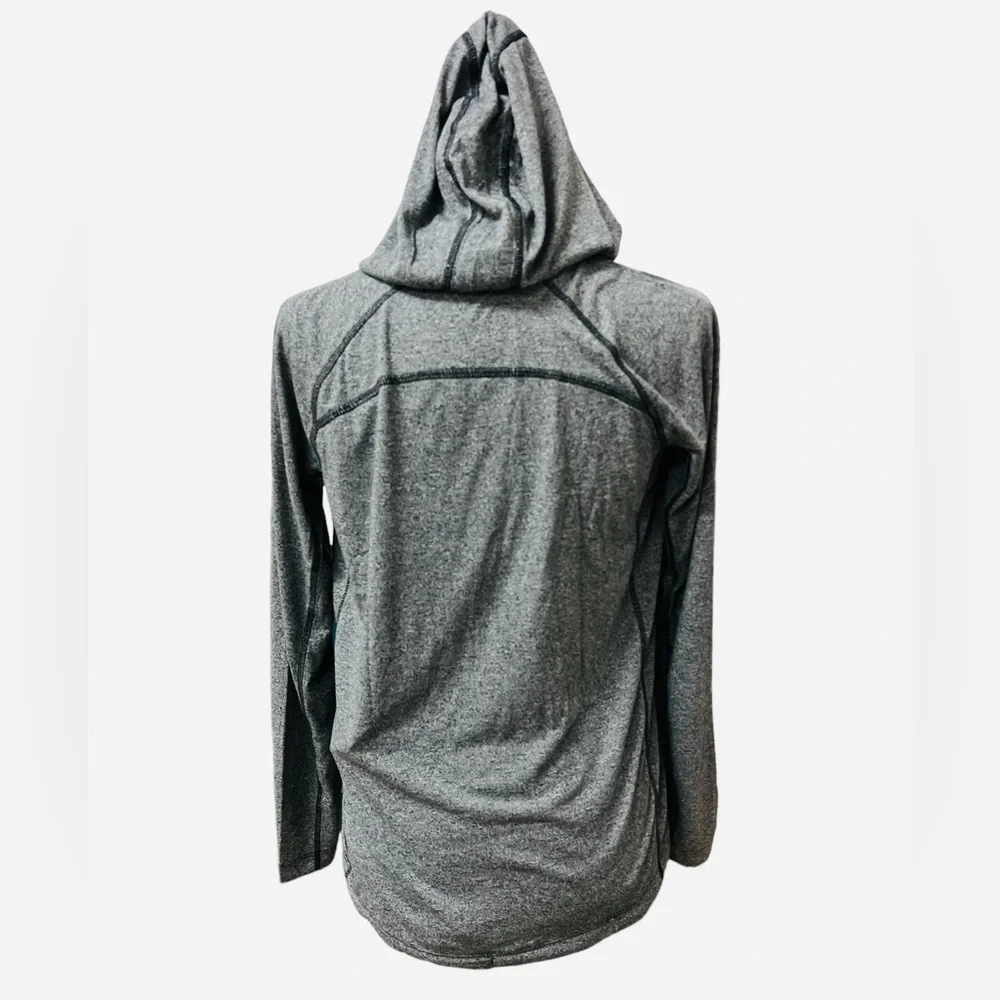 Under Armour Threadborne Train Twist Hoodie HeatGear Running Shirt Womens Sz S - Picture 7 of 8